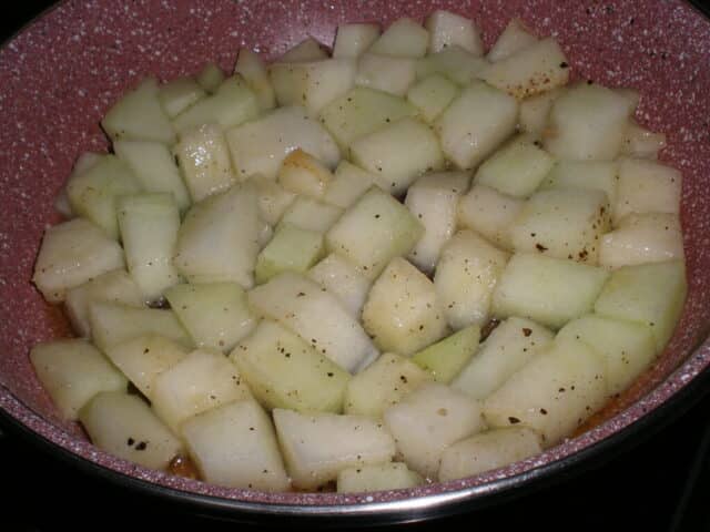Melón salpimentado