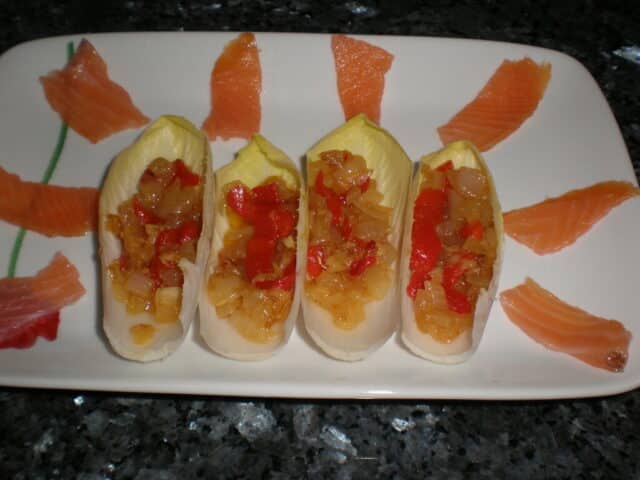 Endivias con sofrito