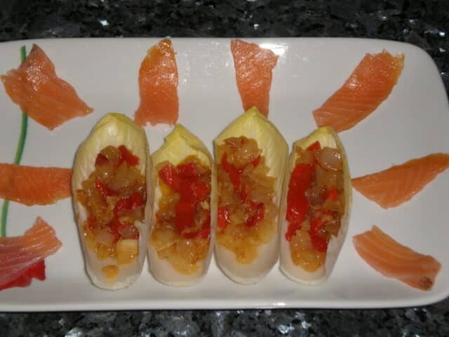 Endivias con sofrito