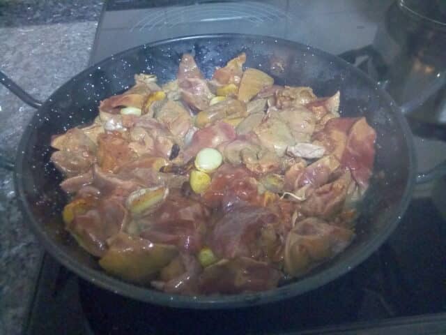 Cocinar el hígado