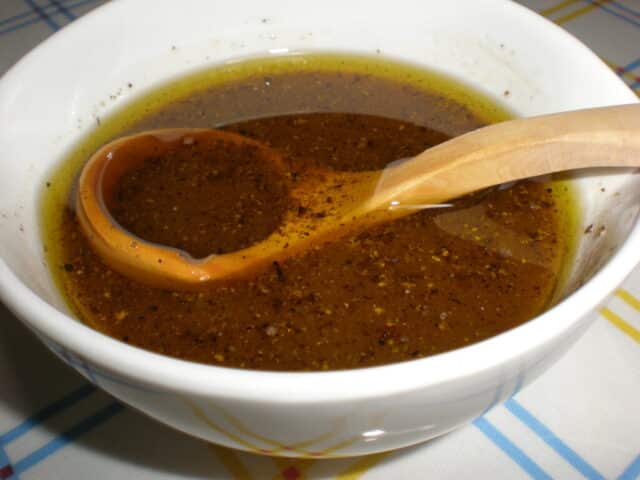 Vinagreta con lima