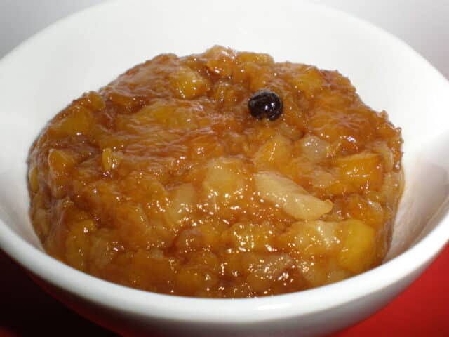 Mermelada de melocotón y pera