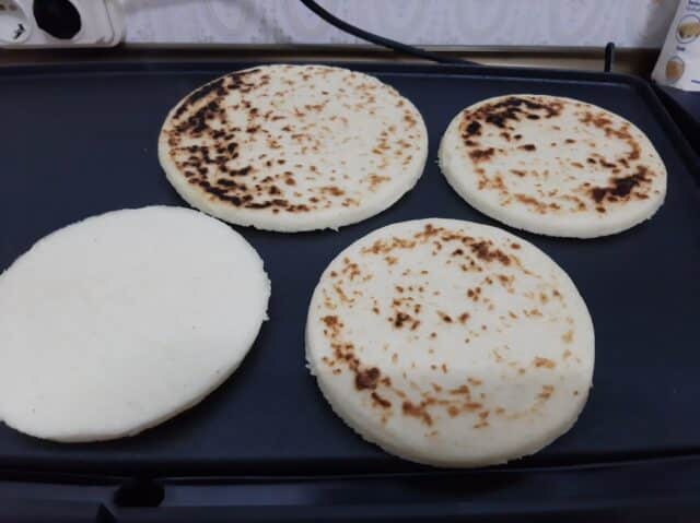 Asar las arepas Asar las arepas