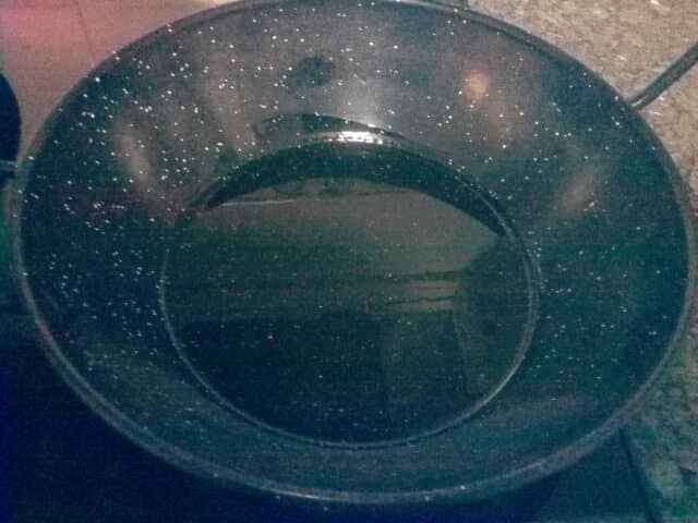 Aceite en la cazuelilla