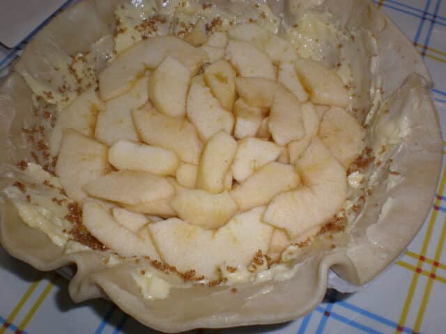Colocar las manzanas