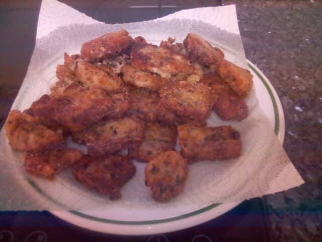 Escurrir las croquetas