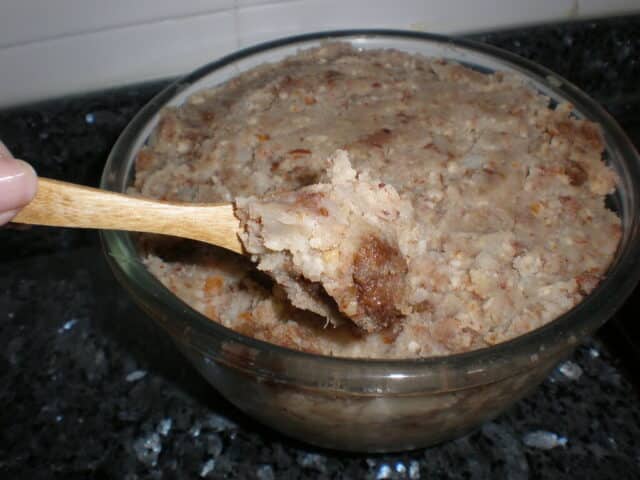 Relleno para las truchas