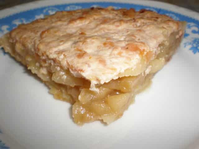 Tarta de manzana y yogur