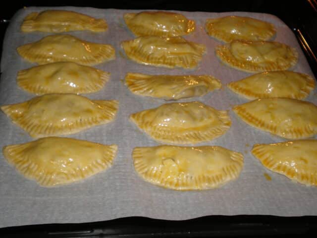 Truchas de batata en el horno