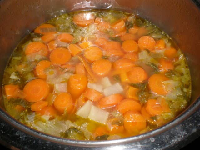 Verdura cocida