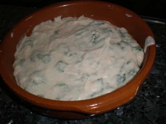 Bechamel con espinacas Bechamel con espinacas