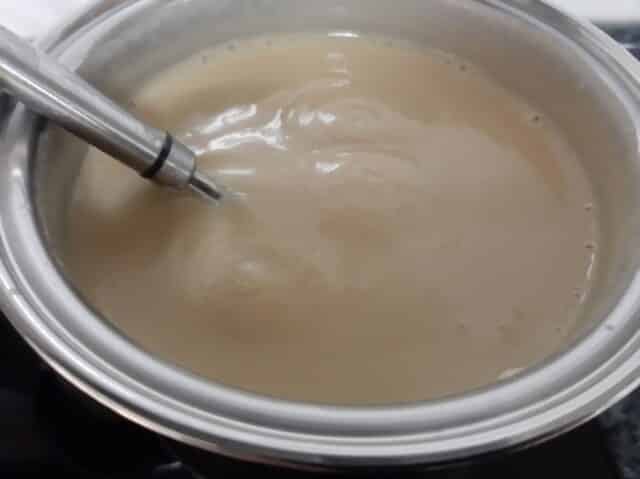 Hervir las natillas Hervir las natillas