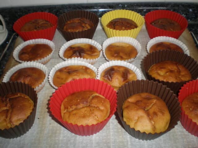 Magdalenas de mermelada casera Magdalenas de mermelada casera