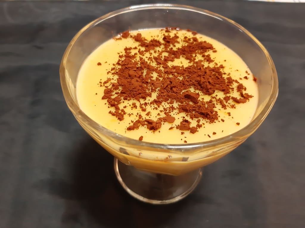 ▷ Natillas de vainilla con cacao negro en polvo 🍮 1 PORTADA 1