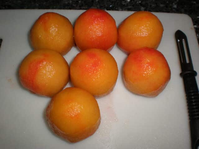 Ciruelas peladas