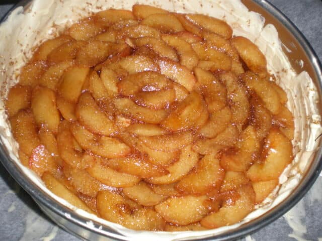 Tartaleta en el horno