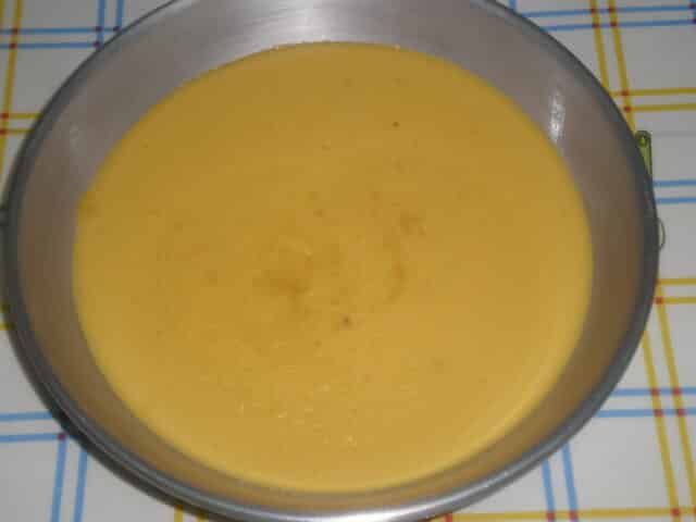 Flan de mango sin azúcar 