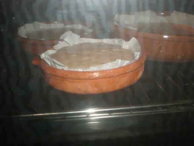Hornear las tortas