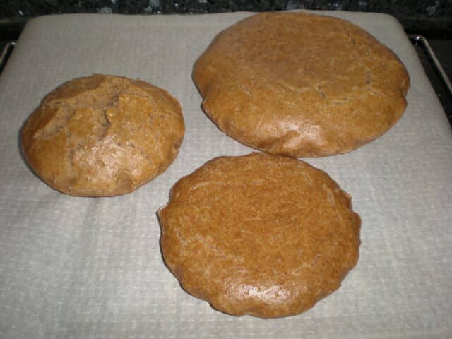 Tortas integrales en cazuelillas de barro