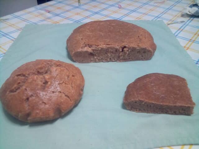 Tortas integrales en cazuelillas de barro