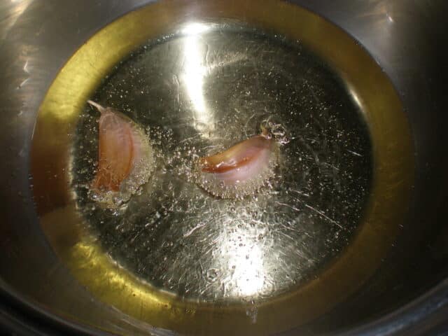 Aceite y ajo