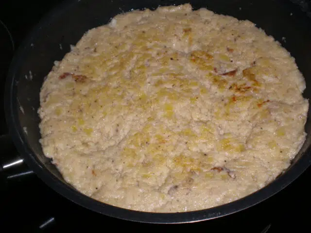 Guisar la tortilla