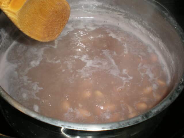 Despumar las judías