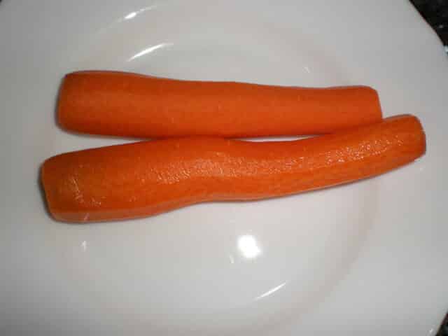 Zanahorias peladas Zanahorias peladas