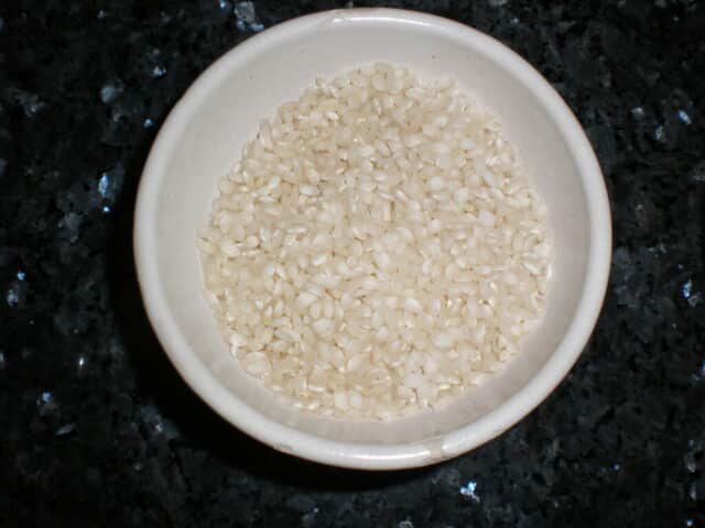 Arroz blanco de grano corto Arroz blanco de grano corto