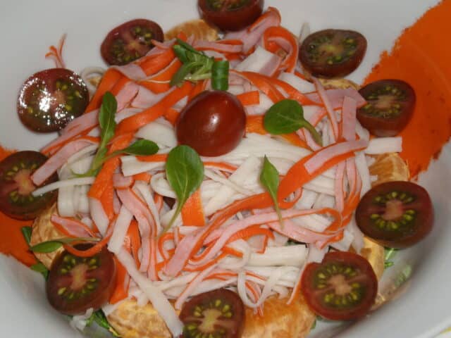 Ensalada de cherry negro Ensalada de cherry negro