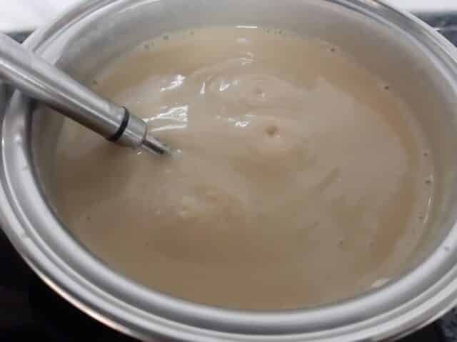 Hervir las natillas