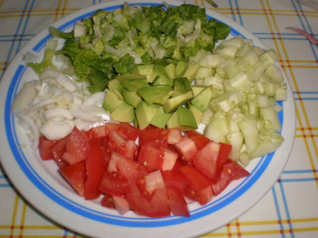 Ensalada de recogimiento