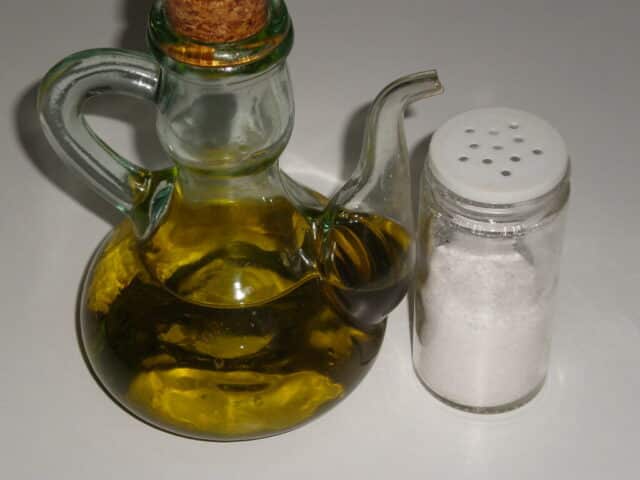 Aceite y sal