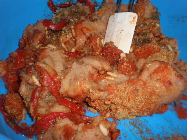 Mezclar los ingredientes