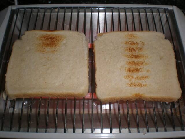 Tostar pan de molde