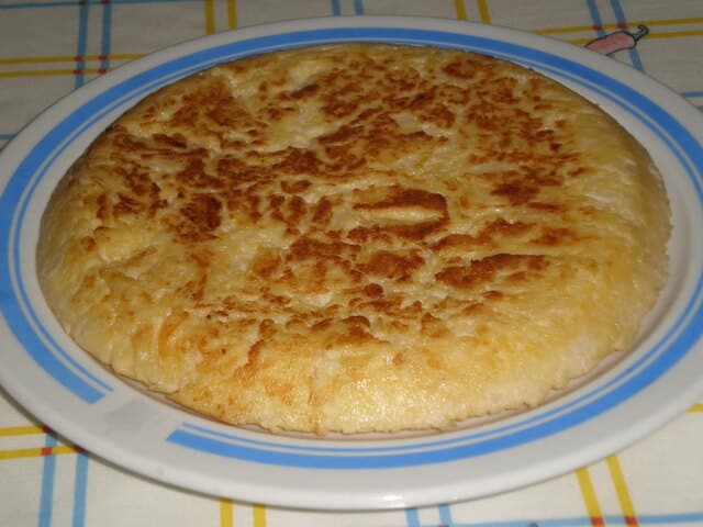 Tortilla de coliflor