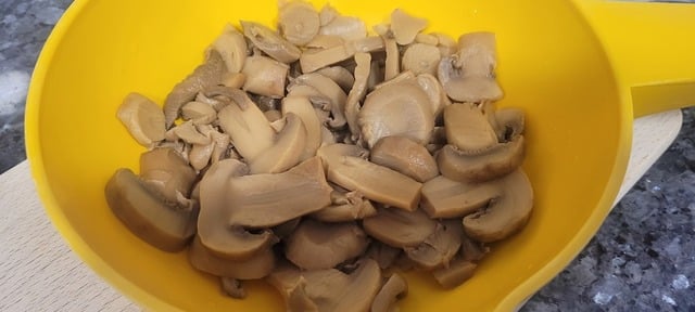 Champiñones laminados