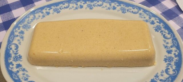 Tarta de caqui y plátano