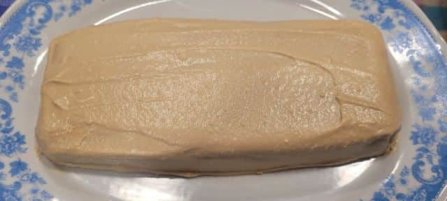 Tarta de caqui y plátano