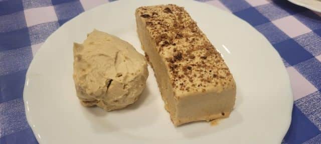 Tarta de caqui y plátano