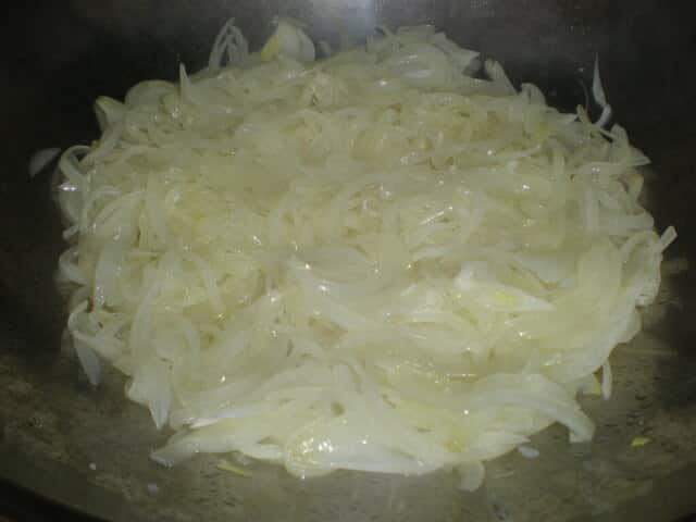 Sofreír la cebolla