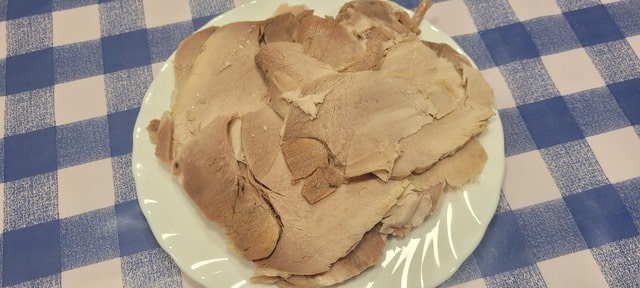 Jamón cocido casero