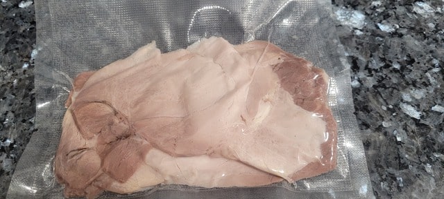 Jamón cocido casero al vacío