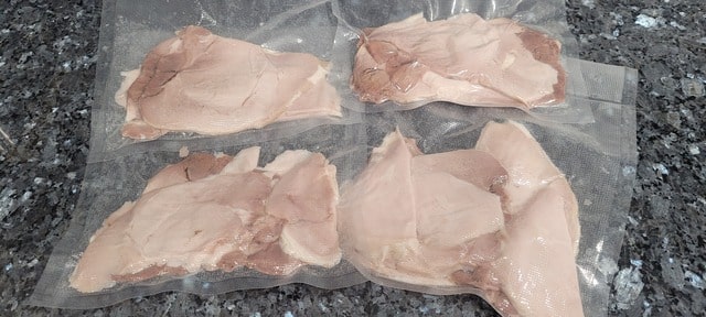 Jamón cocido casero al vacío