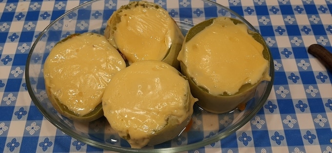 Rodajas de calabacín rellenas Rodajas de calabacín rellenas