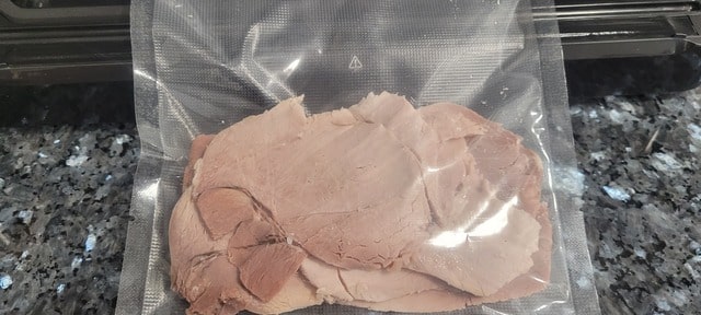 Sellar el jamón al vacío