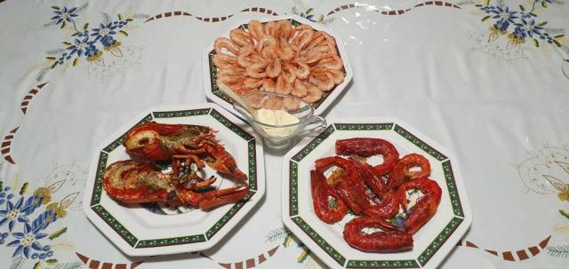 Mariscada braseada Mariscada braseada